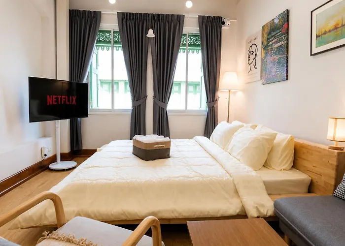 Entire 2br 2ba Chinatown - Songwat Apartamento *
